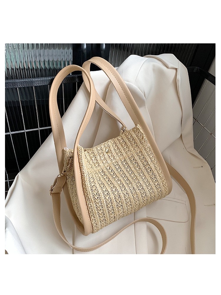 Summer Korean Woven Straw Tote Bag