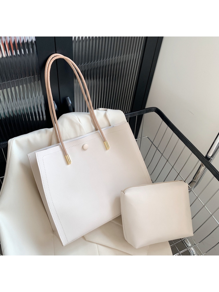 Vintage One Shoulder Two Piece Women Bag