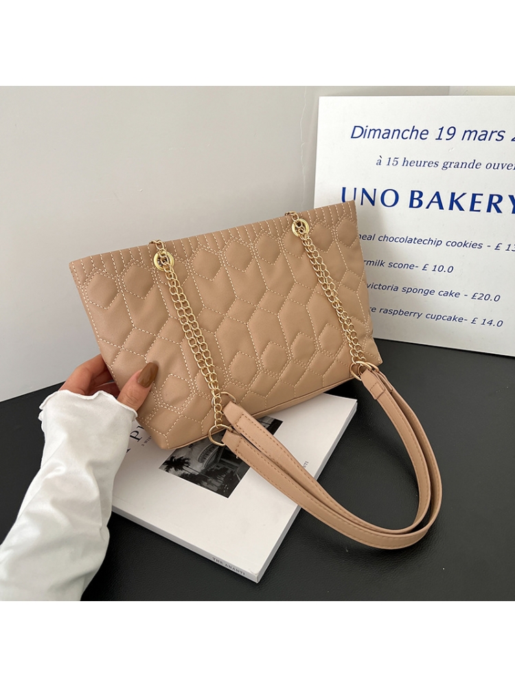 Casual Chain Simple One Shoulder Tote Bag