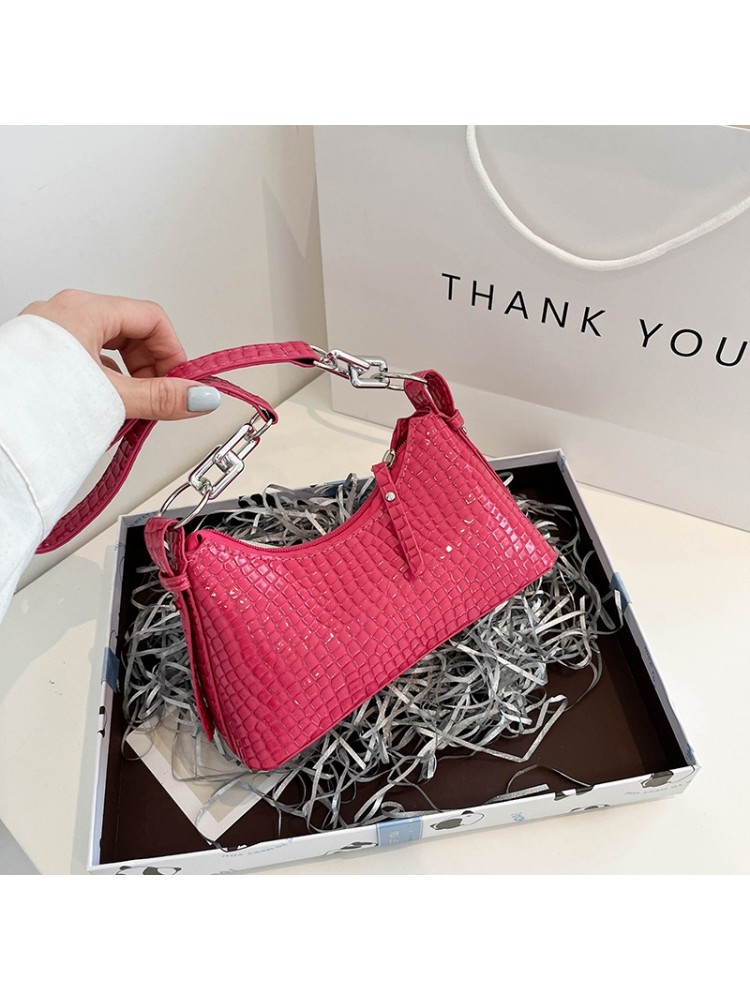 Summer Solid Crocodile Shoulder Bags