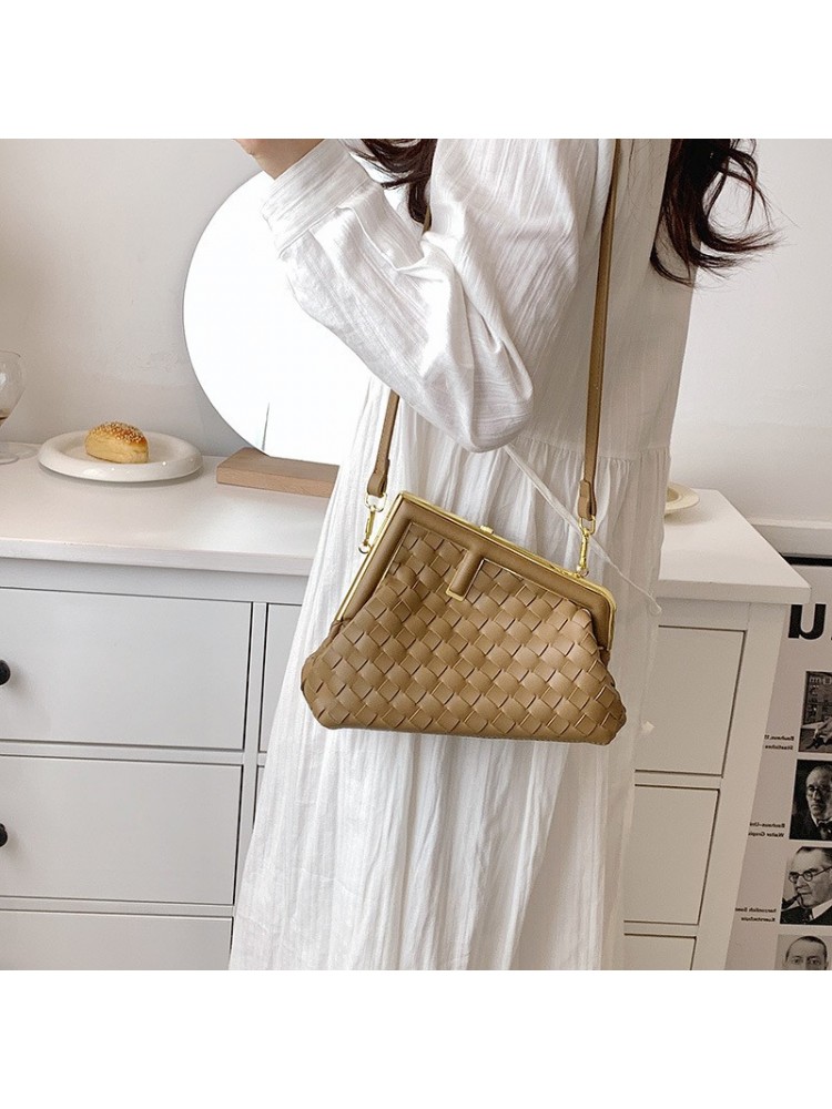 Weave PU One Shoulder Cross Body Bags