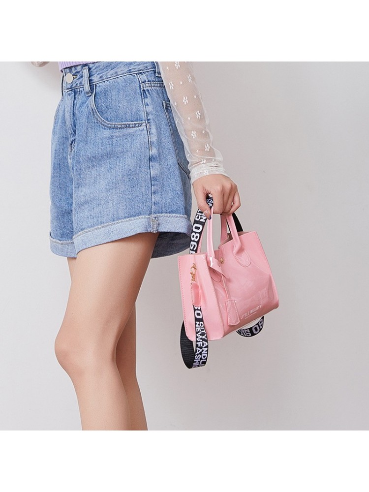 Street Letter Patchwork One Shoulder Casual Bags