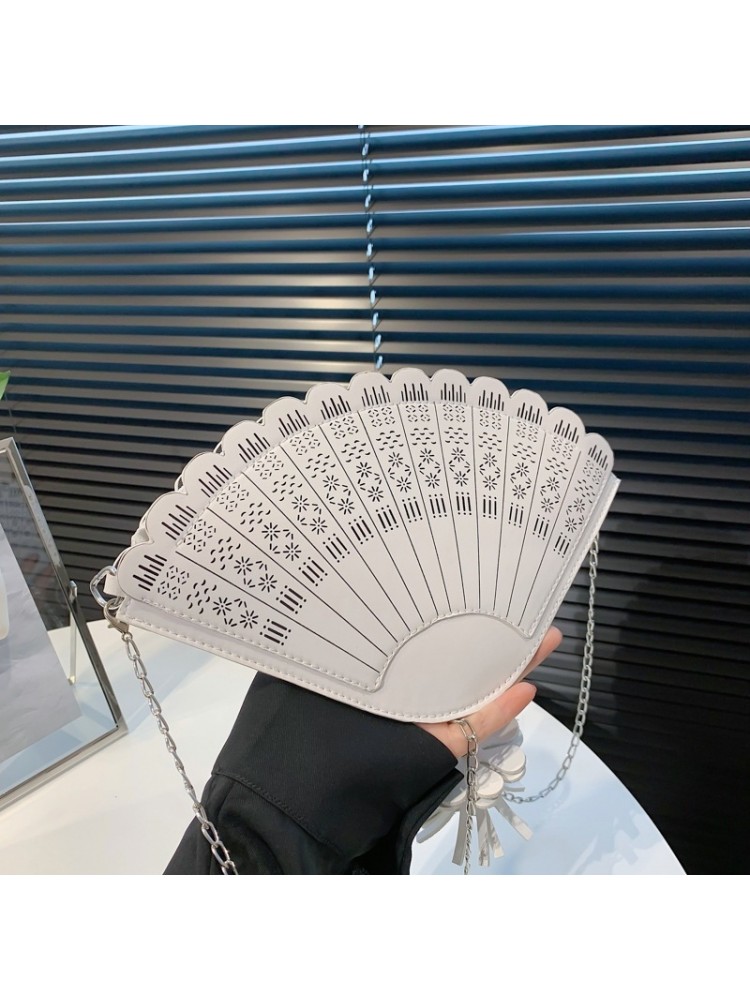 Chinese Style Chic PU Fan Tassels Shoulder Bags