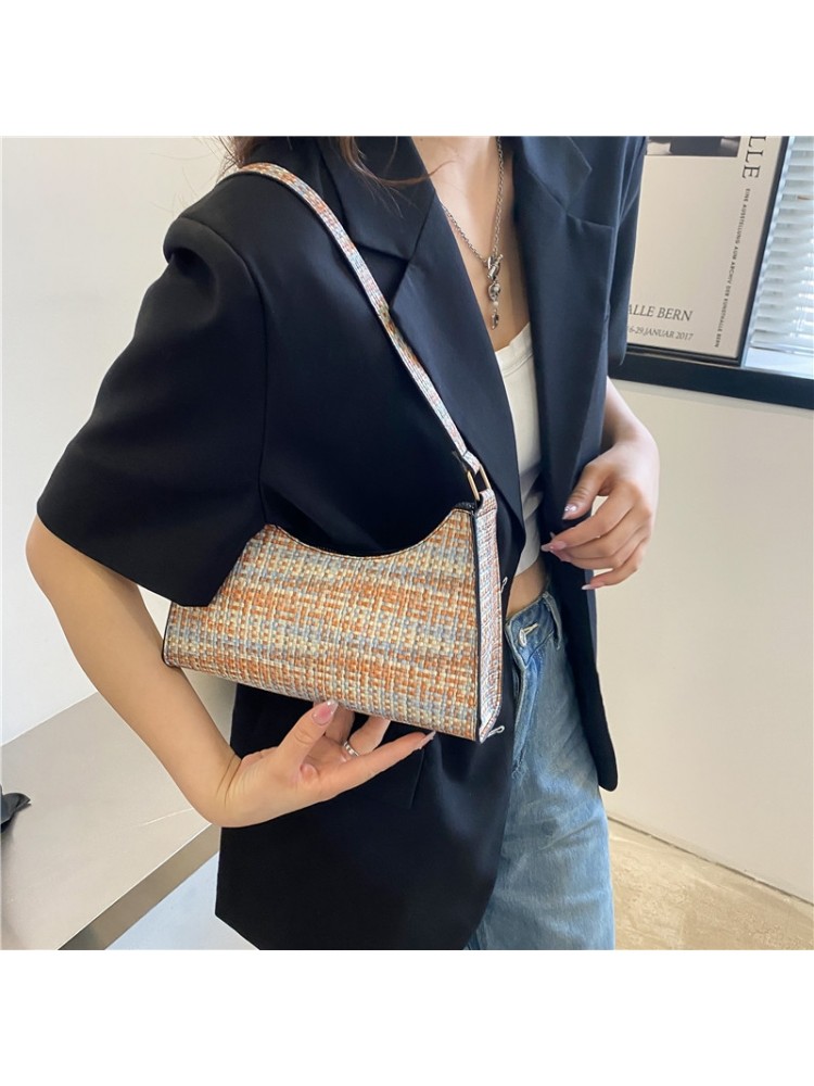 Fashion Summer Woven Small Square Shoulder Bag
