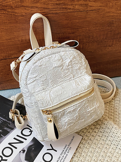 Elegant Fashion Ruched Travel Backpack For Women