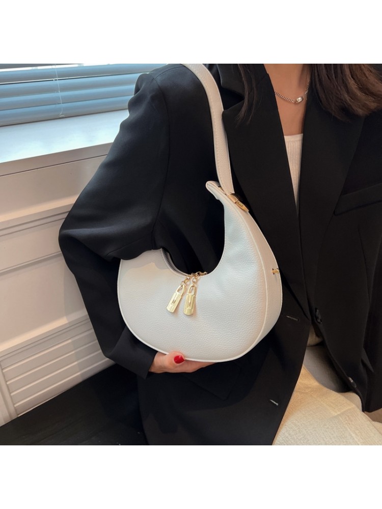 Summer Crescent Popular PU Shoulder Bag