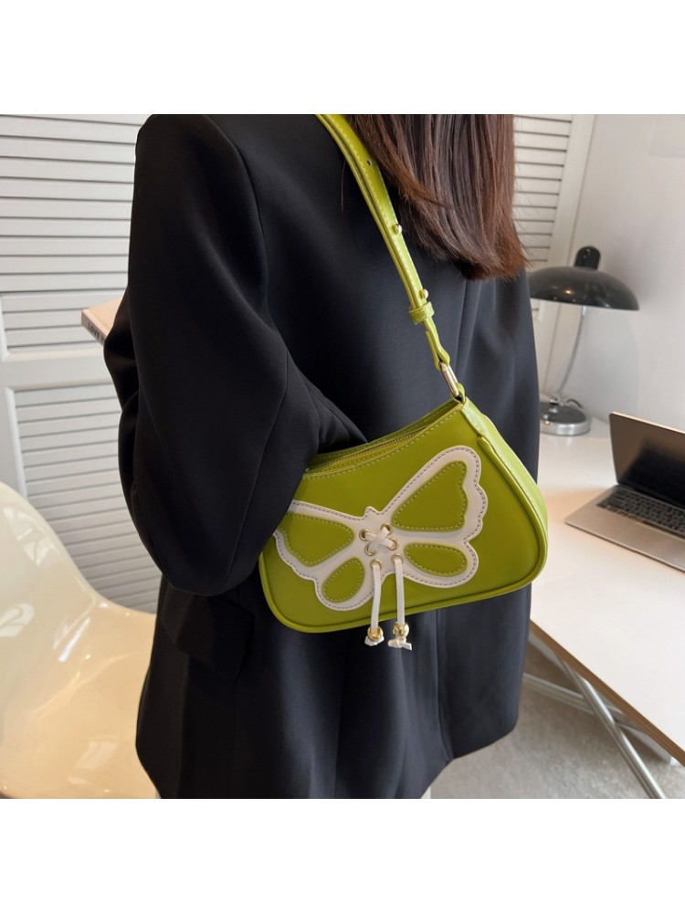 Butterfly Designer White Shoulder Bags