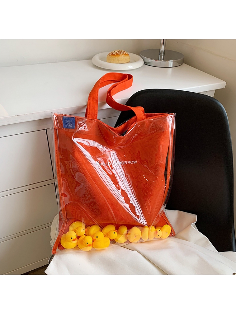 Fashion PVC Transparent Duck Tote Bag