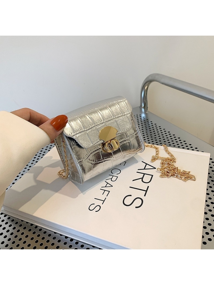 Summer PU Stone Pattern Women Mini Bag