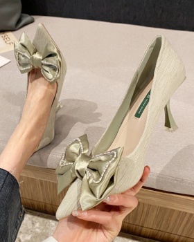 Pointed all-match high-heeled shoes fashion fine-root shoes
