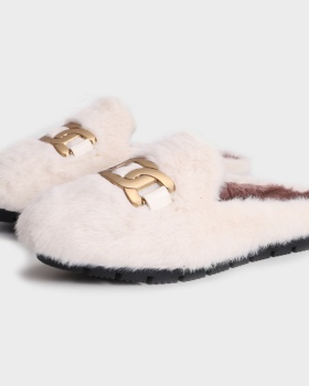 Couples winter household lovely thermal slippers
