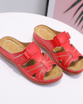 Half sandals large yard slippers for women