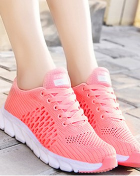 Cozy frenum breathable lines scales shoes for women