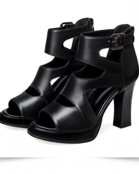 Summer high-heeled shoes all-match sandals for women Summer high-heeled shoes all-match sandals for women