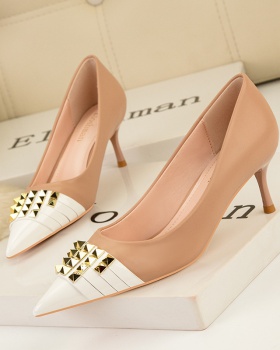 Low European style stilettos slim sexy high-heeled shoes Low European style stilettos slim sexy high-heeled shoes