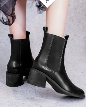 High-heeled martin boots locomotive short boots for women
