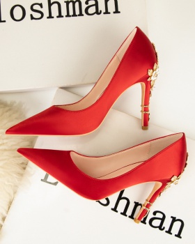 European style flowers wedding shoes sexy shoes European style flowers wedding shoes sexy shoes