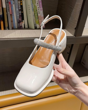 Thick high-heeled shoes summer sandals for women