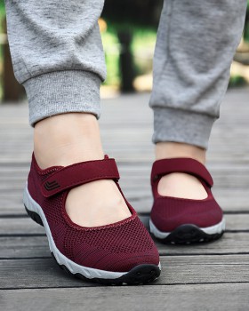 Light Casual elderly cozy mesh summer shoes
