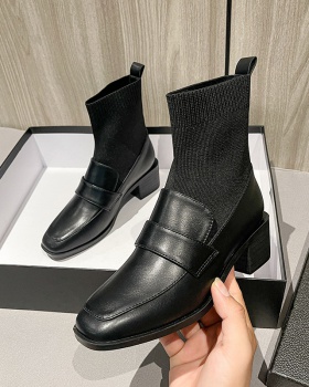 Middle-heel boots autumn and winter martin boots for women Middle-heel boots autumn and winter martin boots for women