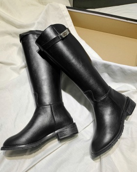 Long tube thigh boots winter martin boots for women