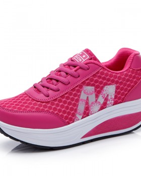 Breathable platform shoes Sports shoes for women