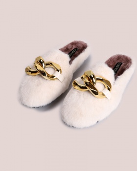 Cotton at home winter thermal couples slippers for women Cotton at home winter thermal couples slippers for women