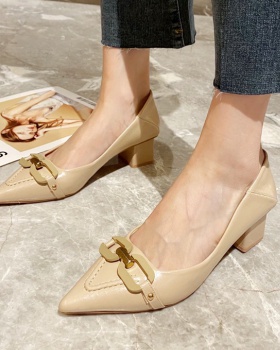 Fashion shoes buff high-heeled shoes for women