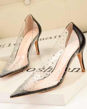 European style sexy stilettos fashion pointed shoes for women