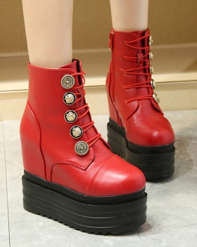 Autumn and winter martin boots red boots for women