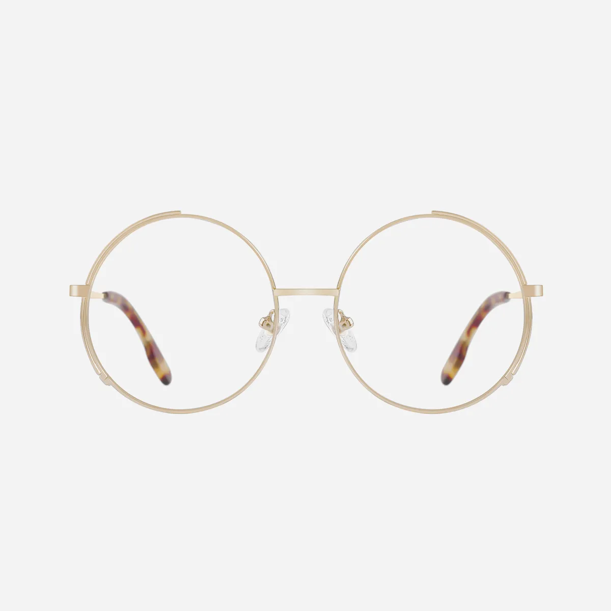 Round eyewire frame glasses