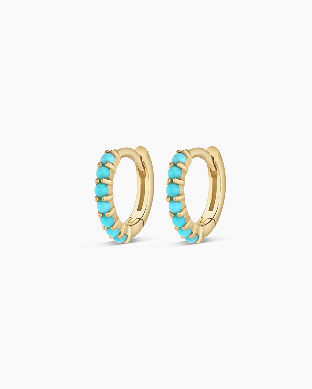 Turquoise Row Huggies