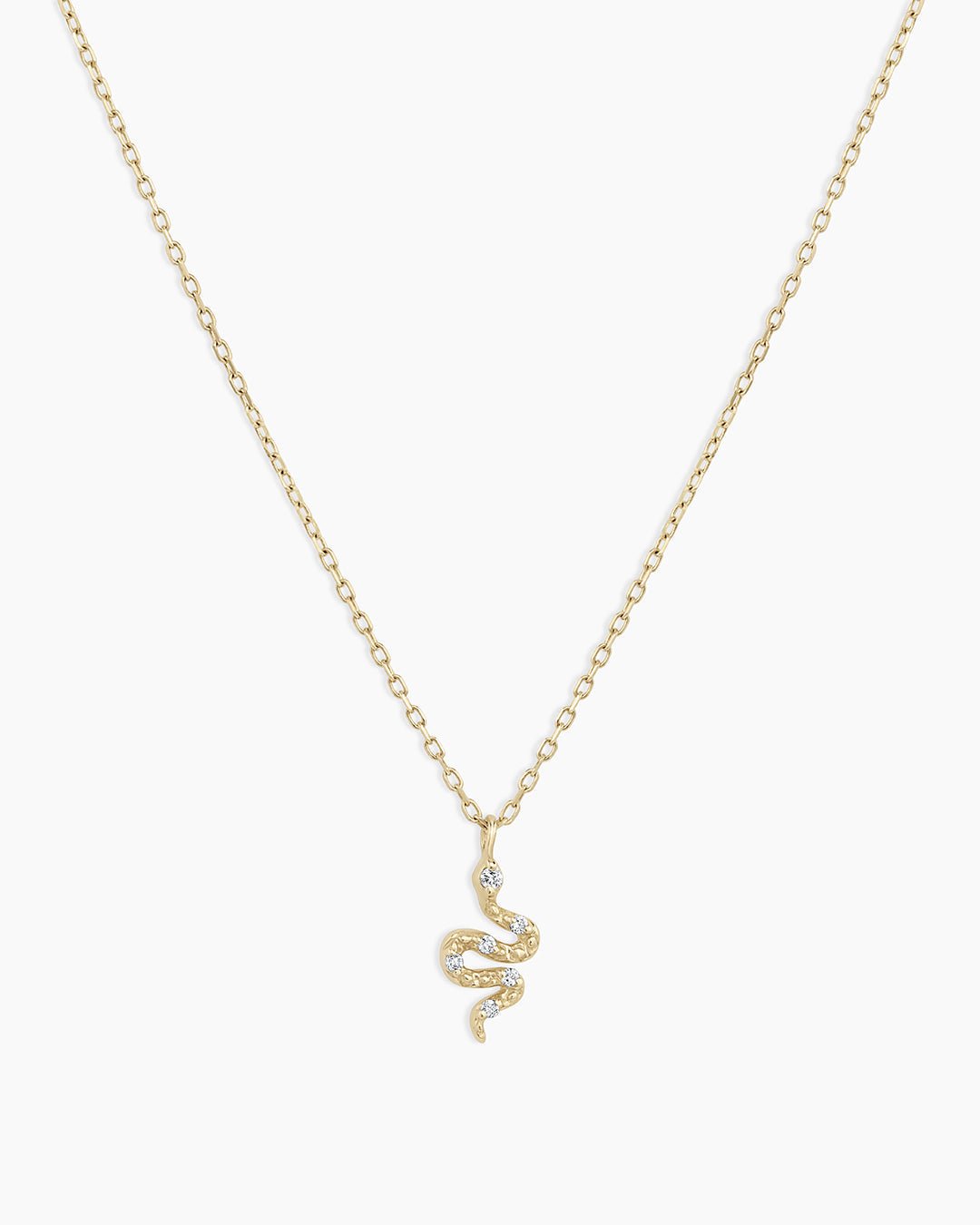 Diamond Snake Necklace
